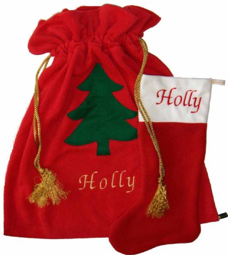 Personalised Christmas Sacks - Traditional